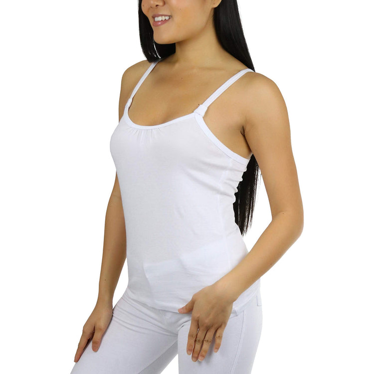 Women's Knit Scoop Neck Tank Top w/ Back Tie