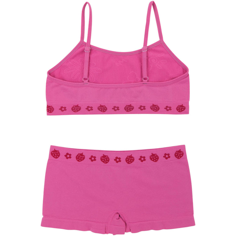 Girl's Pack of 6 Racerback Training Bras & Matching Bottoms