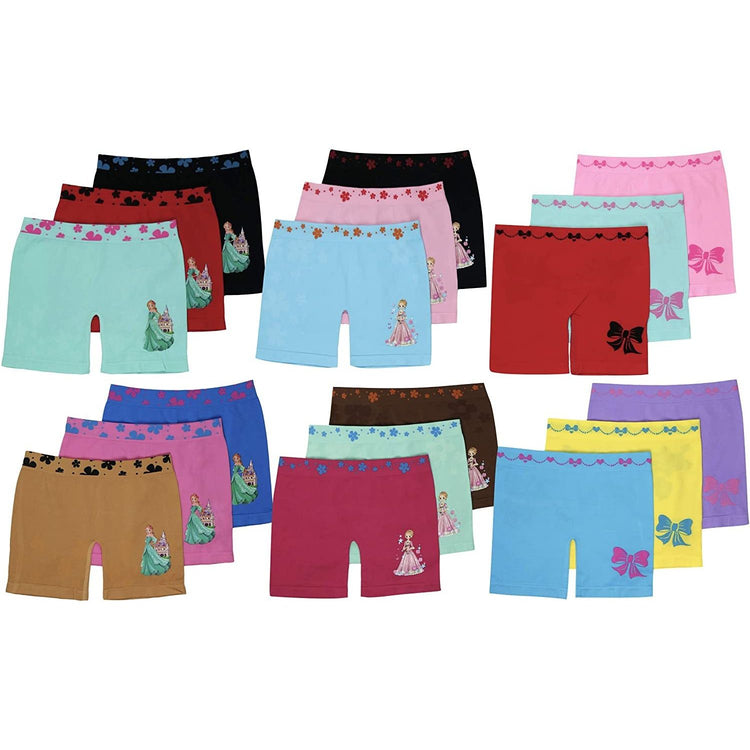 Girls' Pack of 6 Mystery Seamless Underwear Bottoms