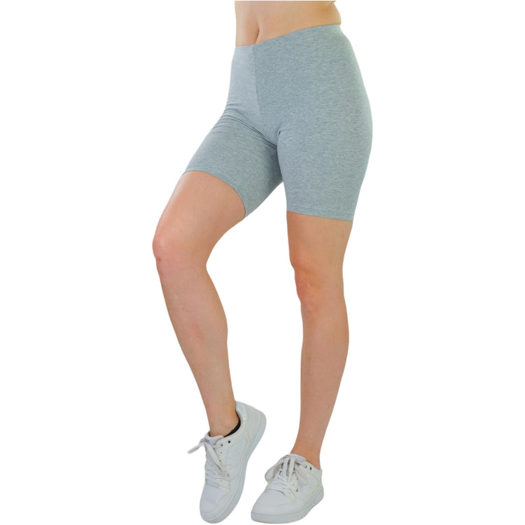 ToBeInStyle Women's Cotton-Spandex Blend 15" Outseam Shorts