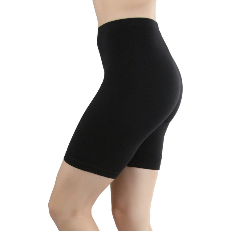ToBeInStyle Women's Cotton-Spandex Blend 15" Outseam Shorts