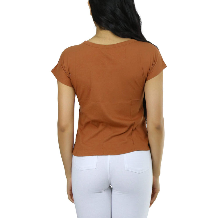 Women's Asymmetric Scoop Neck T-Shirt