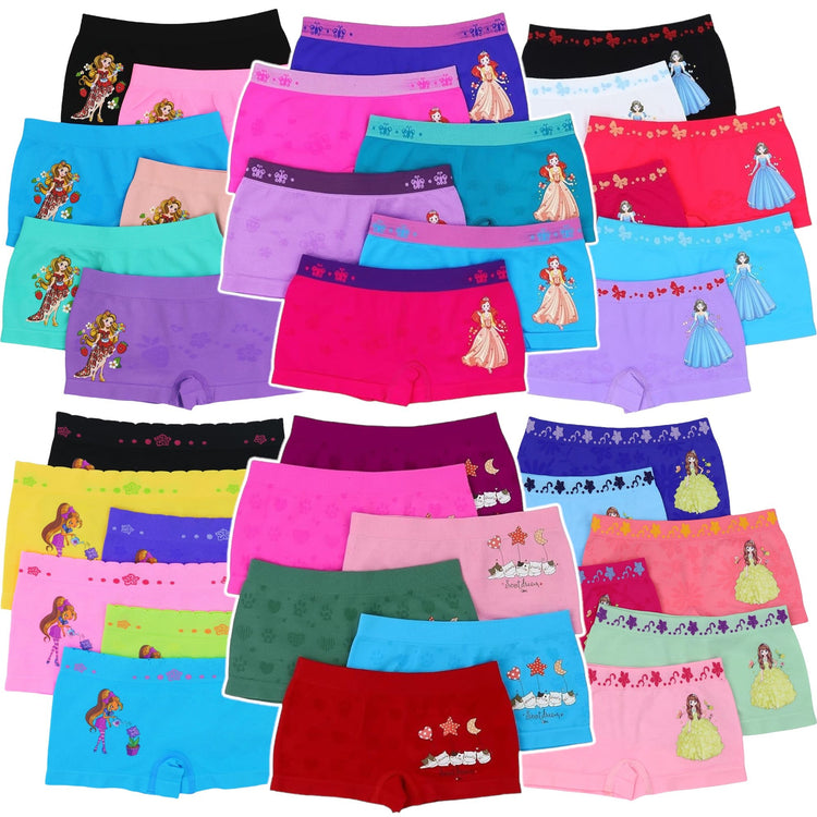 Girls' Pack of 6 Mystery Seamless Underwear Bottoms