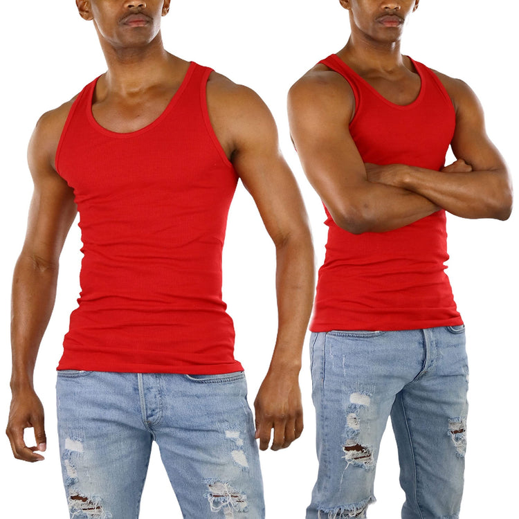 ToBeInStyle Men's A-Shirt Tank Top Muscle Shirt