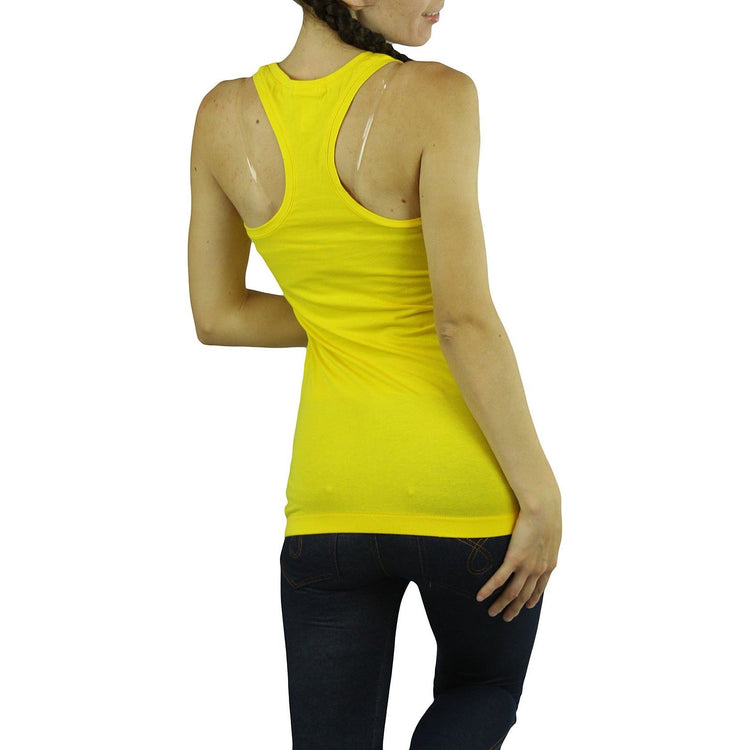 Women's Banded Bottom Racerback Tank Top