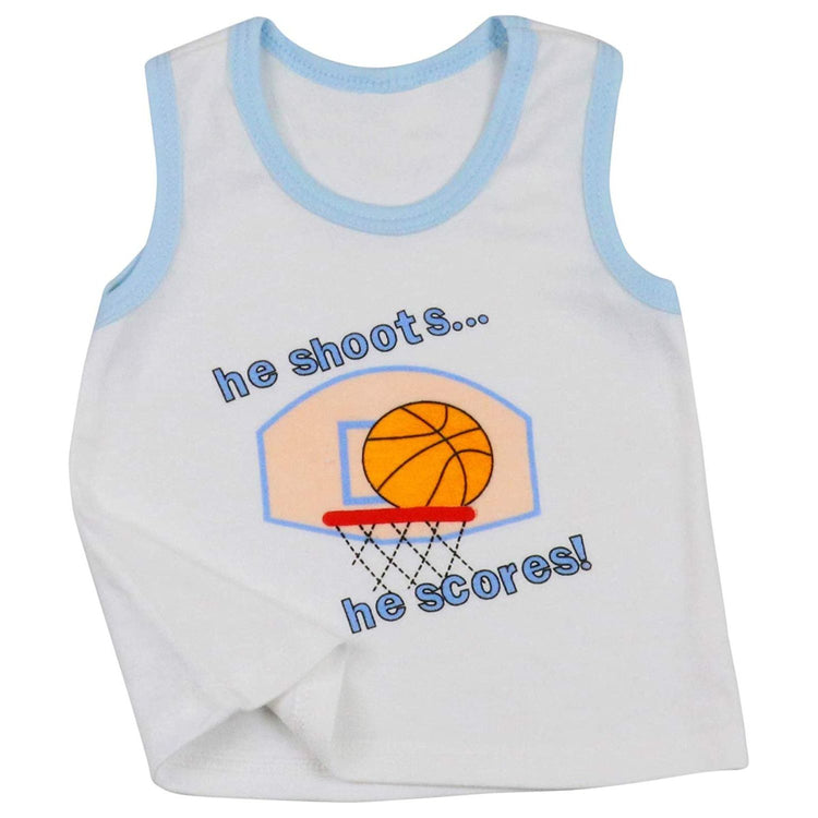 ToBeInStyle Boy' Pack of 4 Premium Soft Cotton Tank Tops
