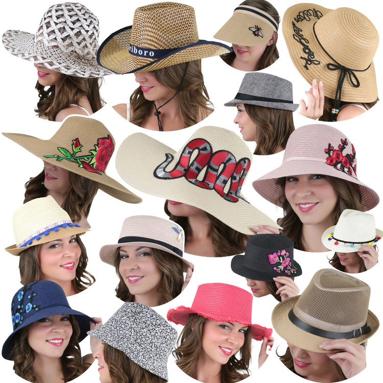 Women's Randomly Selected Summer Straw Hat