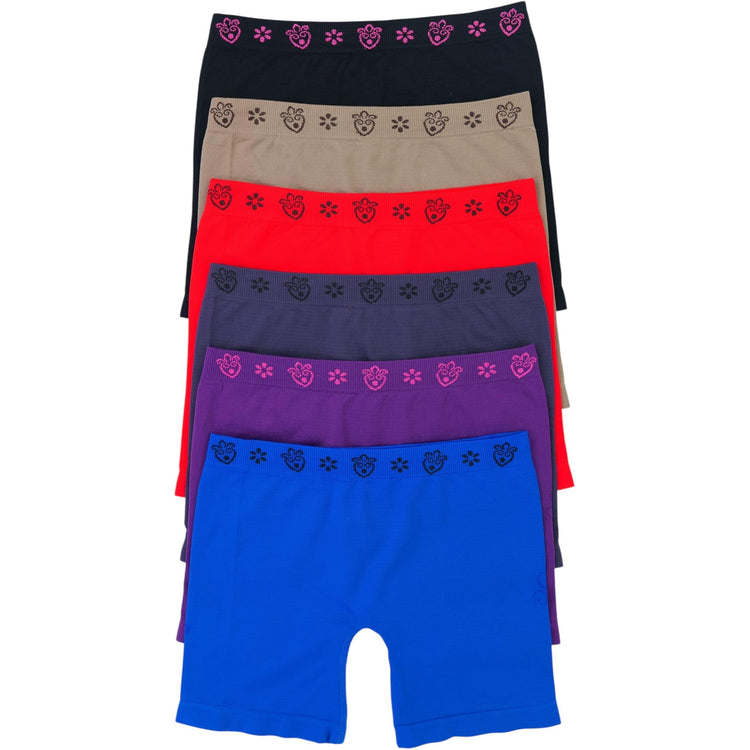 Girl’s Pack of 6 Layering Modesty Slip Under Skirts Boyshorts