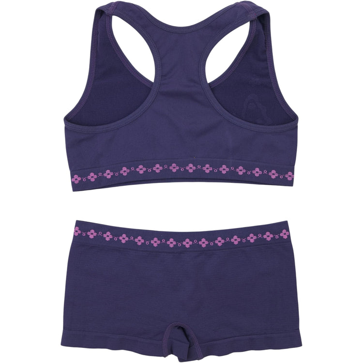 Girl's Pack of 6 Racerback Training Bras & Matching Bottoms