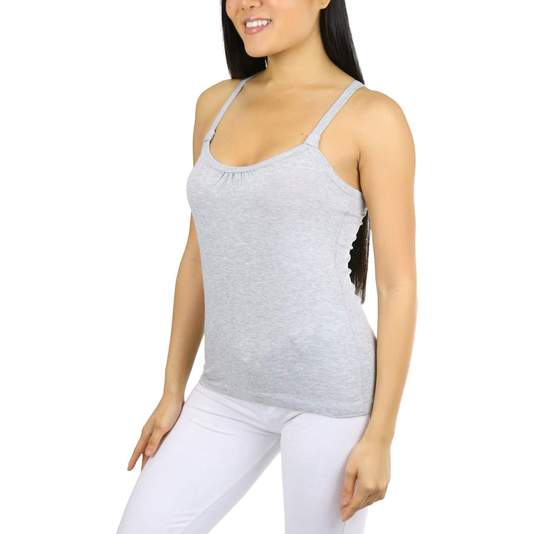 Women's Knit Scoop Neck Tank Top w/ Back Tie