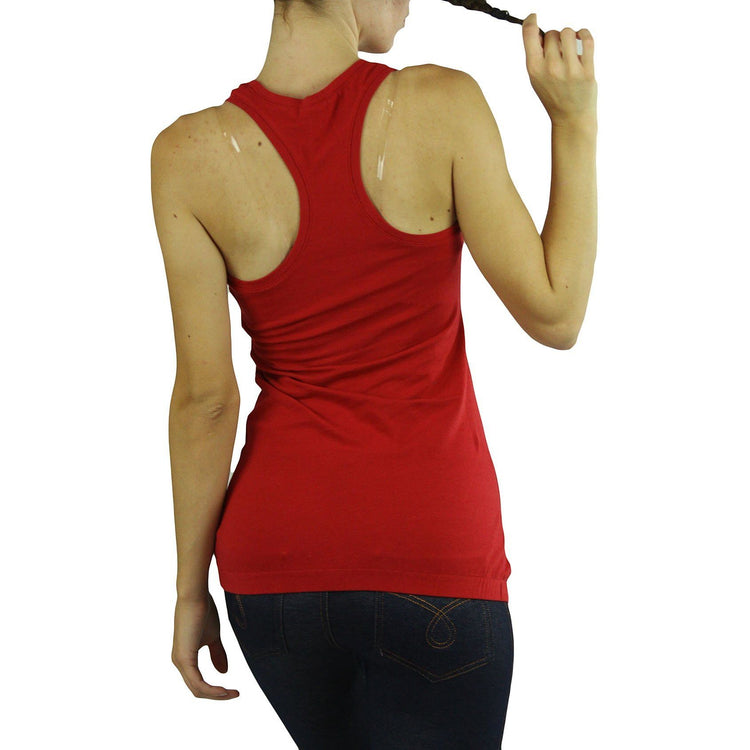 Women's Banded Bottom Racerback Tank Top