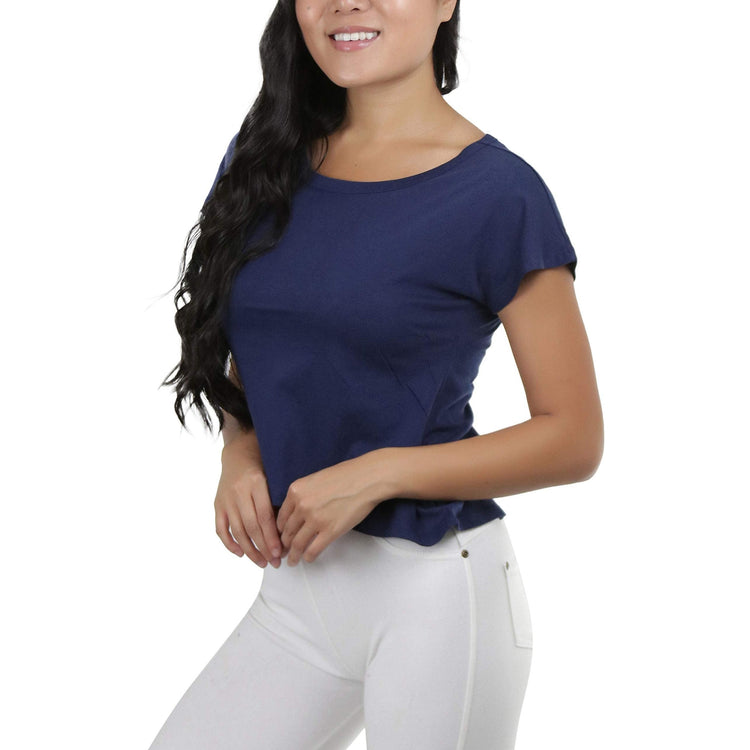 Women's Asymmetric Scoop Neck T-Shirt