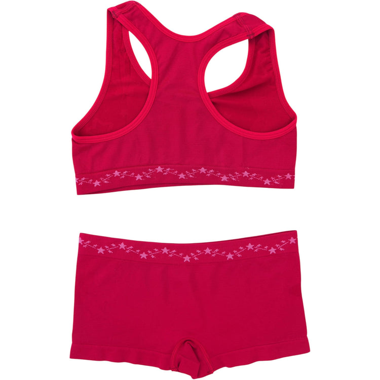 Girl's Pack of 6 Racerback Training Bras & Matching Bottoms