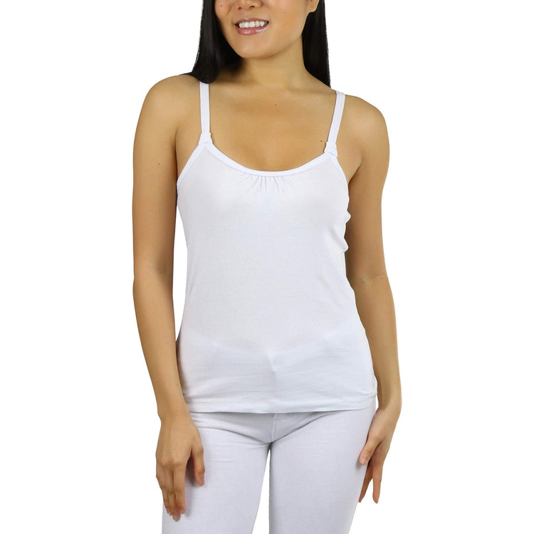 Women's Knit Scoop Neck Tank Top w/ Back Tie