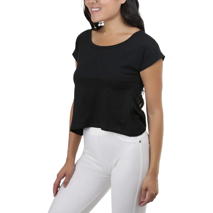 Women's Asymmetric Scoop Neck T-Shirt