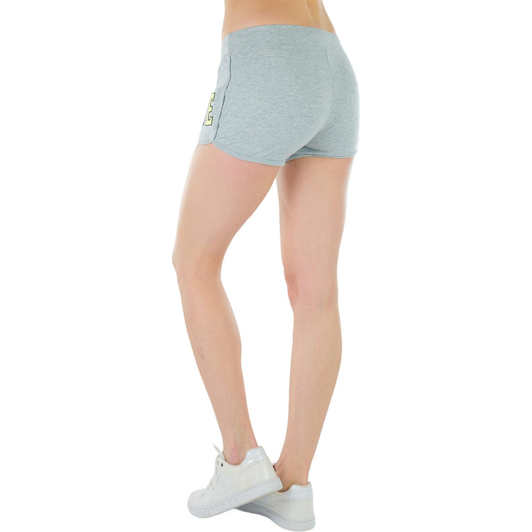 Women’s Dolphin-Hemmed Love Patch Shorts