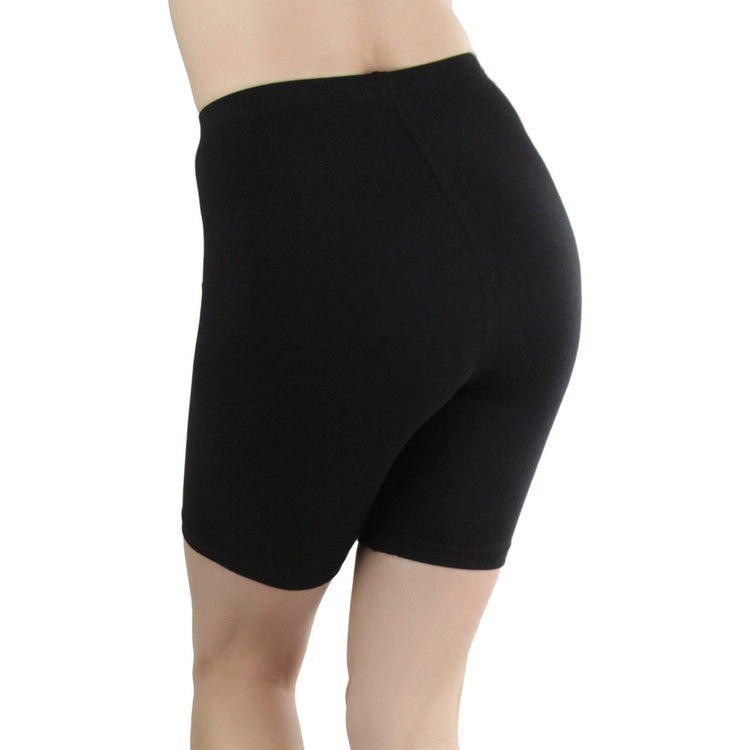 ToBeInStyle Women's Cotton-Spandex Blend 15" Outseam Shorts