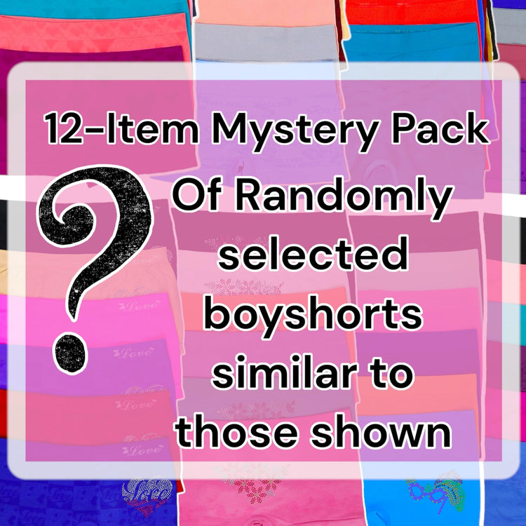 Women's Randomly Assorted Seamless Boyshort Bottoms