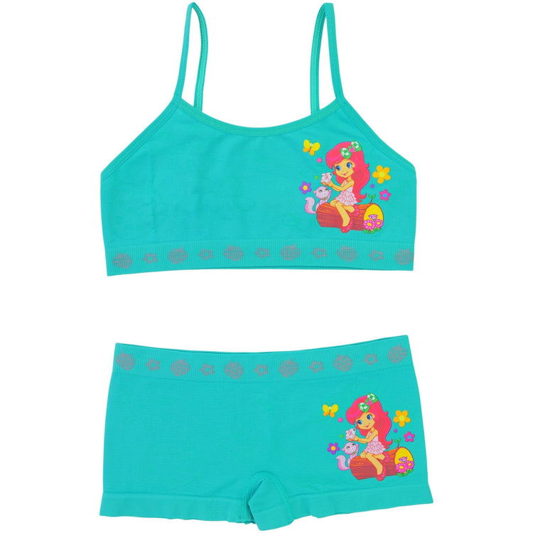Girl's Pack of 6 Racerback Training Bras & Matching Bottoms