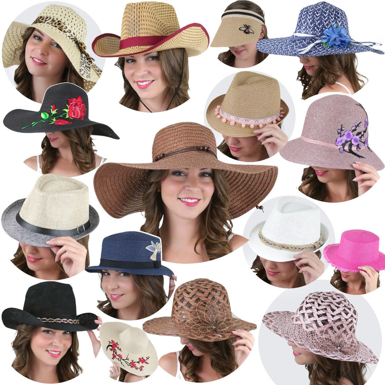 Women's Randomly Selected Summer Straw Hat