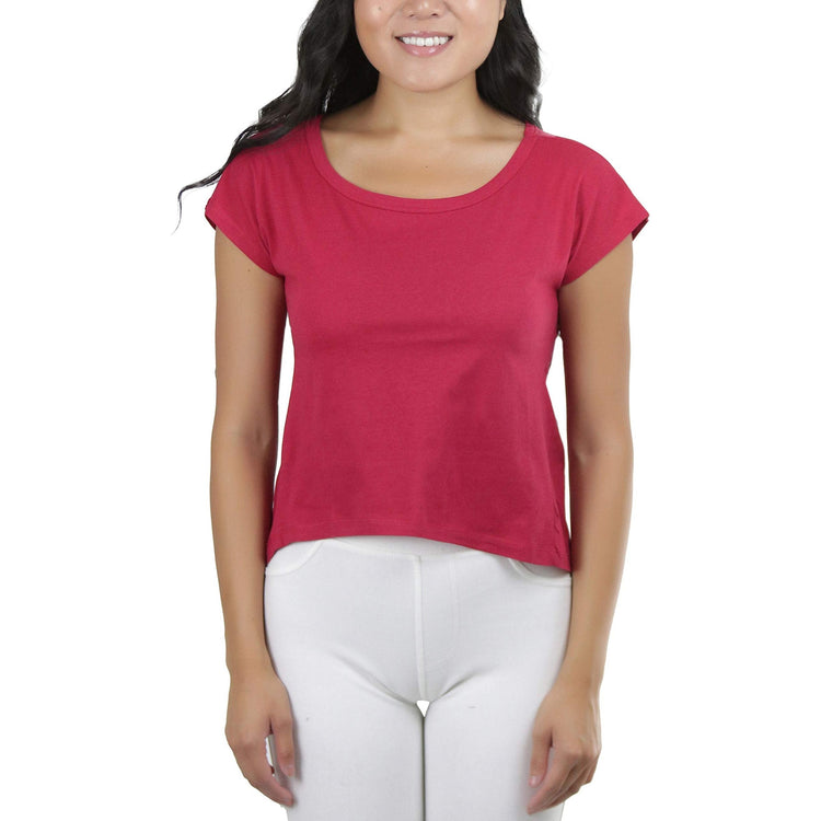Women's Asymmetric Scoop Neck T-Shirt