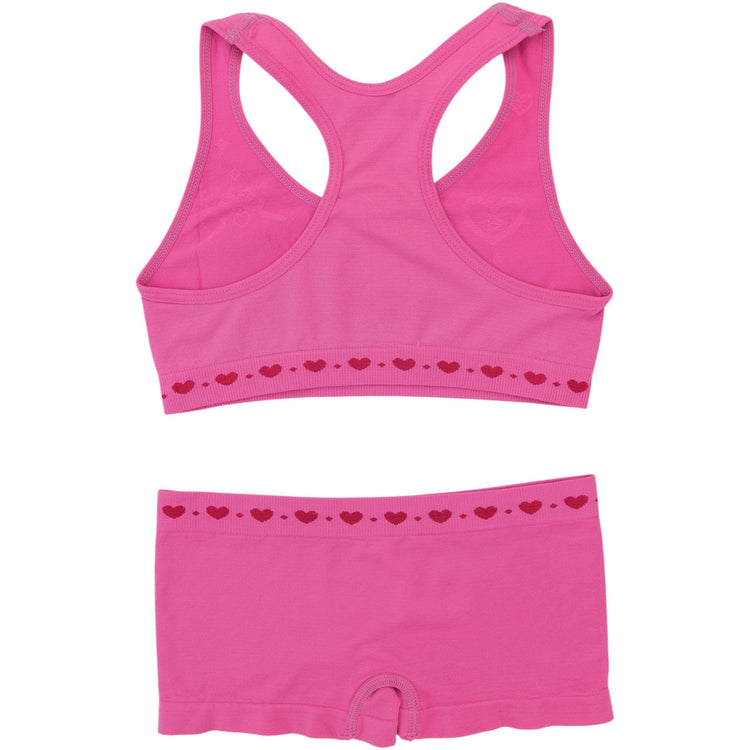 Girl's Pack of 6 Racerback Training Bras & Matching Bottoms