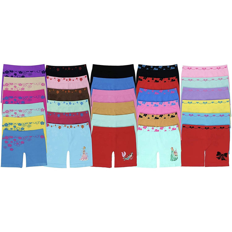 Girls' Pack of 6 Mystery Seamless Underwear Bottoms