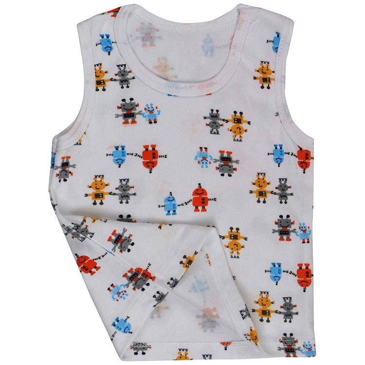 ToBeInStyle Boy' Pack of 4 Premium Soft Cotton Tank Tops
