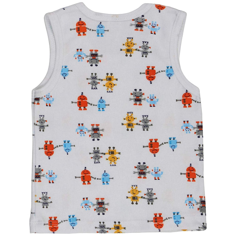ToBeInStyle Boy' Pack of 4 Premium Soft Cotton Tank Tops