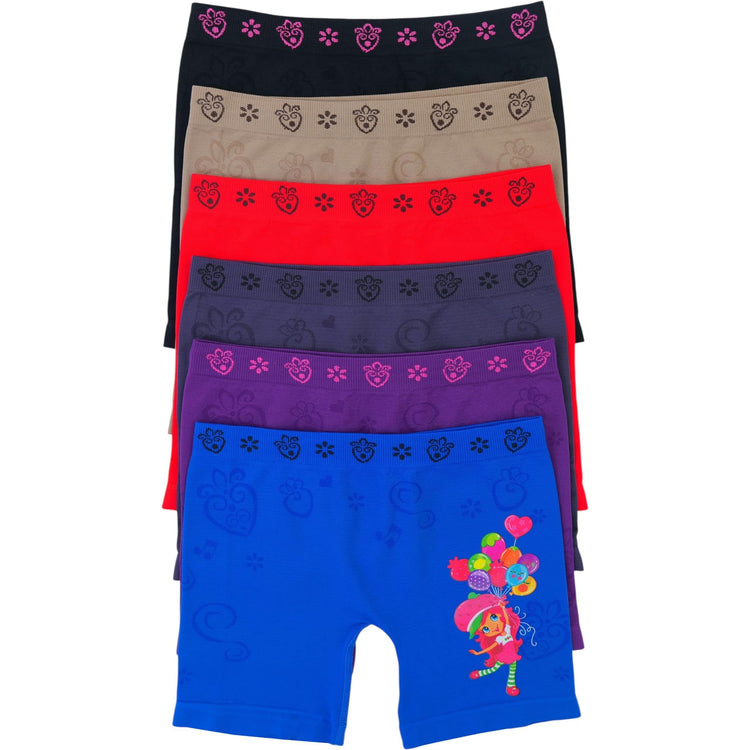 Girl’s Pack of 6 Layering Modesty Slip Under Skirts Boyshorts