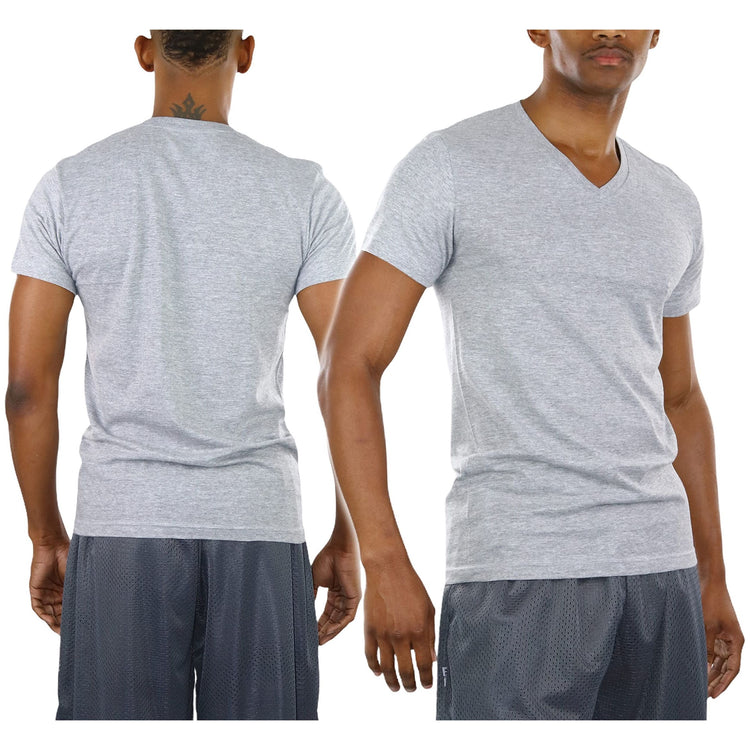 Men's Pack of 2 Short Sleeve V-Neck Tees