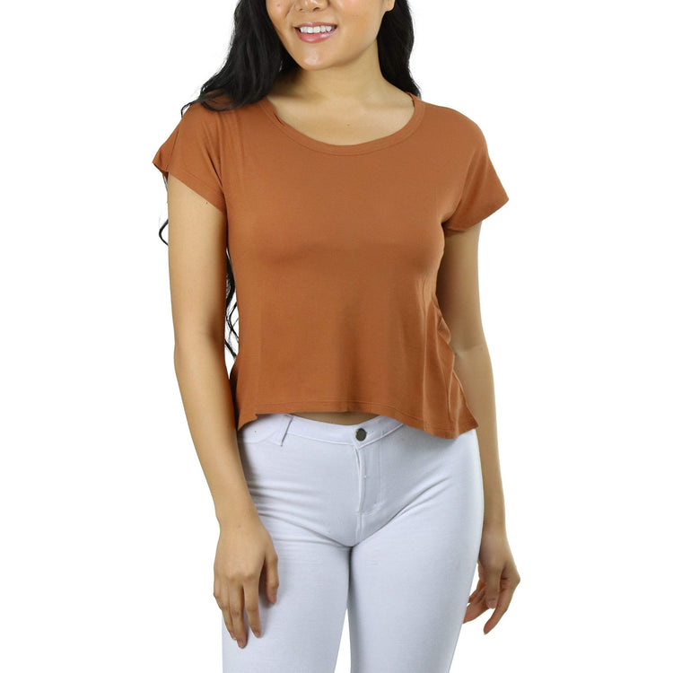 Women's Asymmetric Scoop Neck T-Shirt