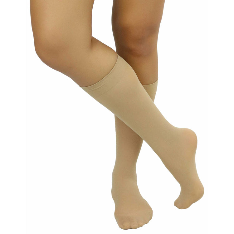 Womens Pack of 6 Knee High Trouser Professional Socks