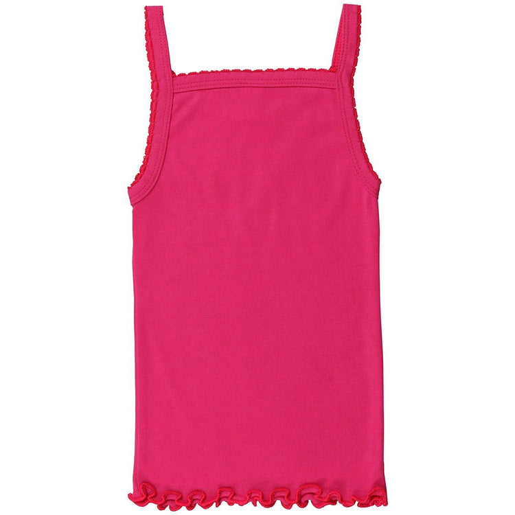 ToBeInStyle Girl's 4 Pack Ruffle Hem Spaghetti Strap Tank Tops