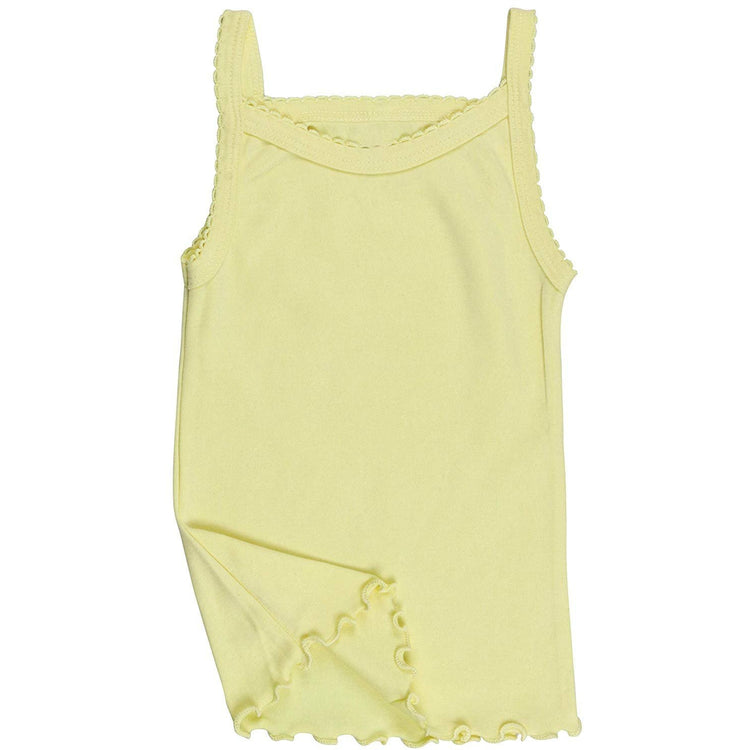 ToBeInStyle Girl's 4 Pack Ruffle Hem Spaghetti Strap Tank Tops