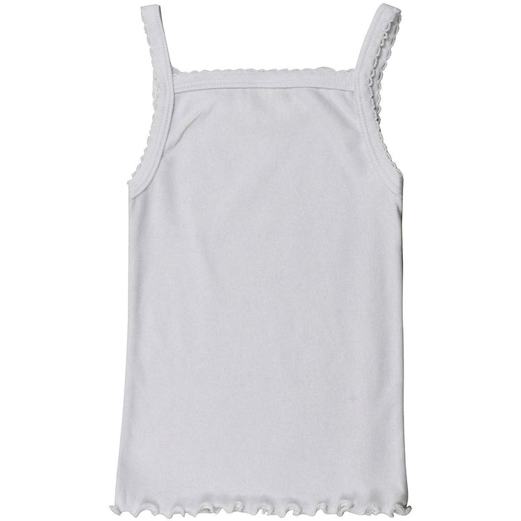 ToBeInStyle Girl's 4 Pack Ruffle Hem Spaghetti Strap Tank Tops