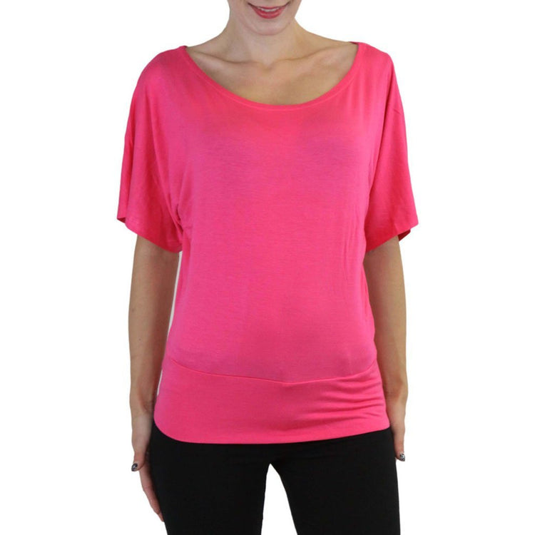 Women's Oversized Off The Shoulder Dolman Blouse