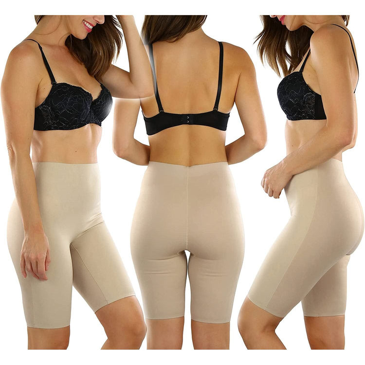 ToBeInStyle Women's High Waisted Smooth and Silky Torso Control Long Leg Shapewear