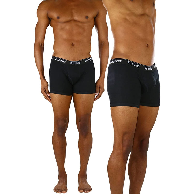 Men's Pack of 6 Thick Knocker Waistband Boxer Briefs