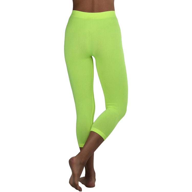 Women’s Capri Length Seamless Lightweight Stretch Leggings