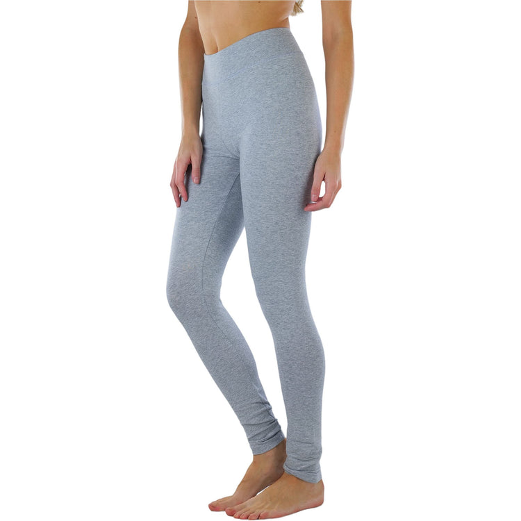 ToBeInStyle Women's Medium Weight Breathable Cotton-Spandex Leggings