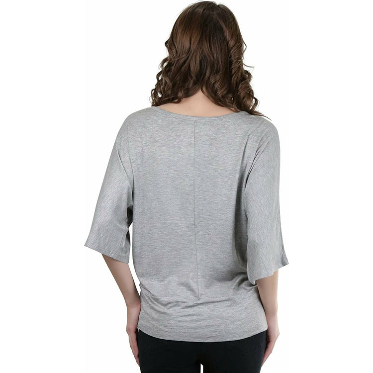 ToBeInStyle Women’s Relaxed Fit Dolman Blouse Top Soft Feel