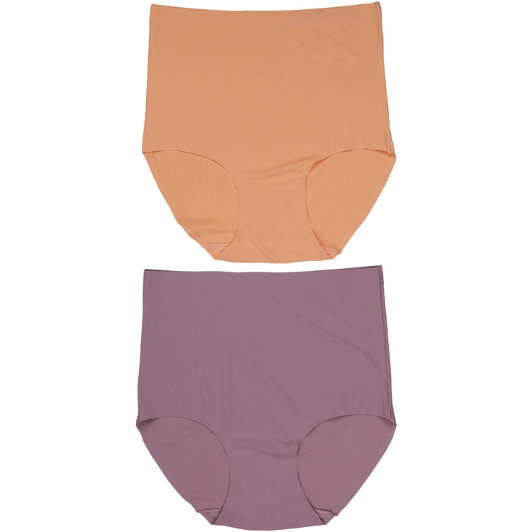 Women's Pack of 6 High Waisted Seamless Laser Cut Panty Briefs
