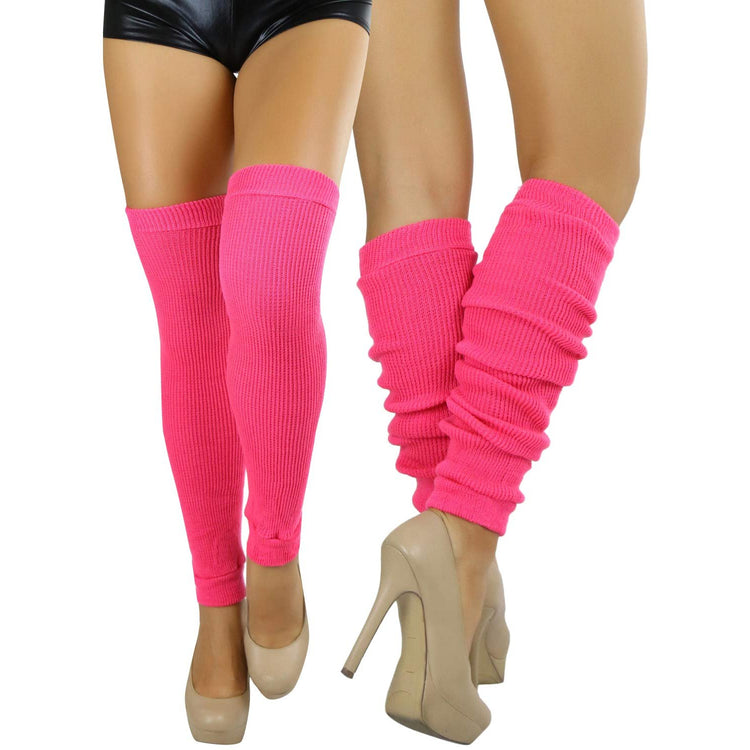 Women's Long Thigh High Separated Leg Warmers