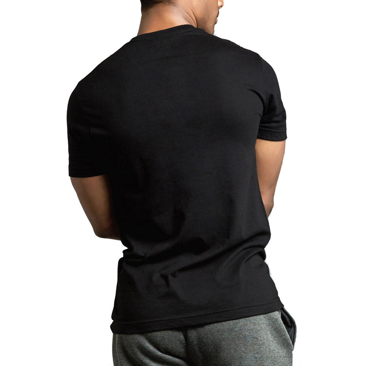 Men's Pack of 100% Cotton Short Sleeve V-Neck Tees