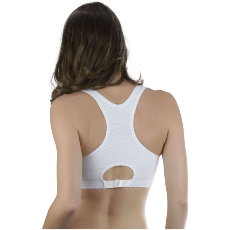 ToBeInStyle Women’s Pack of 6 Comfortable and Supportive Racerback Sports Bras