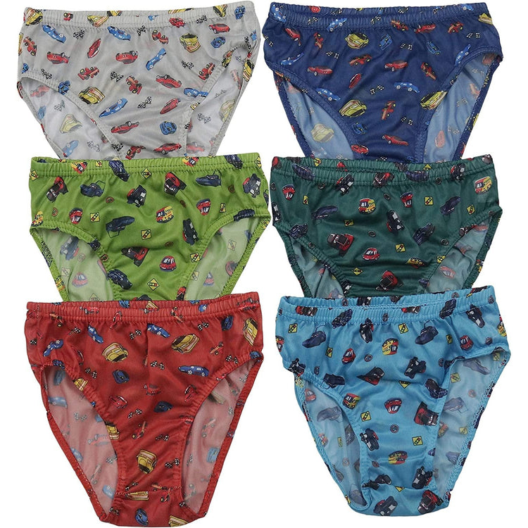 Boy's Pack of 6 Cool Graphic Briefs