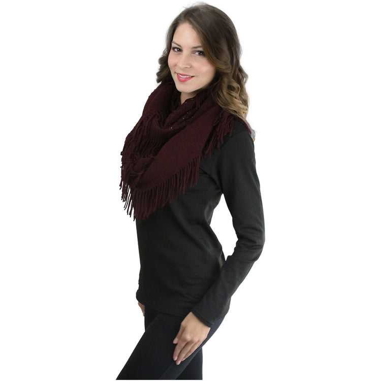 Women's Winter Super Warm Chunky Oversized Infinity Scarves