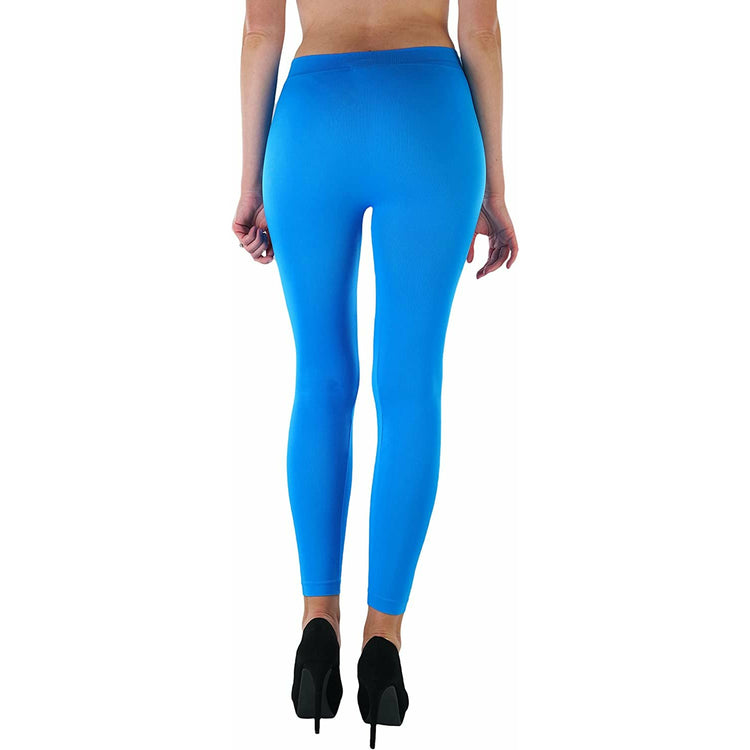 ToBeInStyle Women’s Footless Classic Seamless Style Elastic Microfiber Lightweight Stretch Leggings