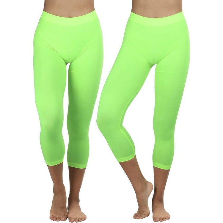 Women’s Capri Length Seamless Lightweight Stretch Leggings